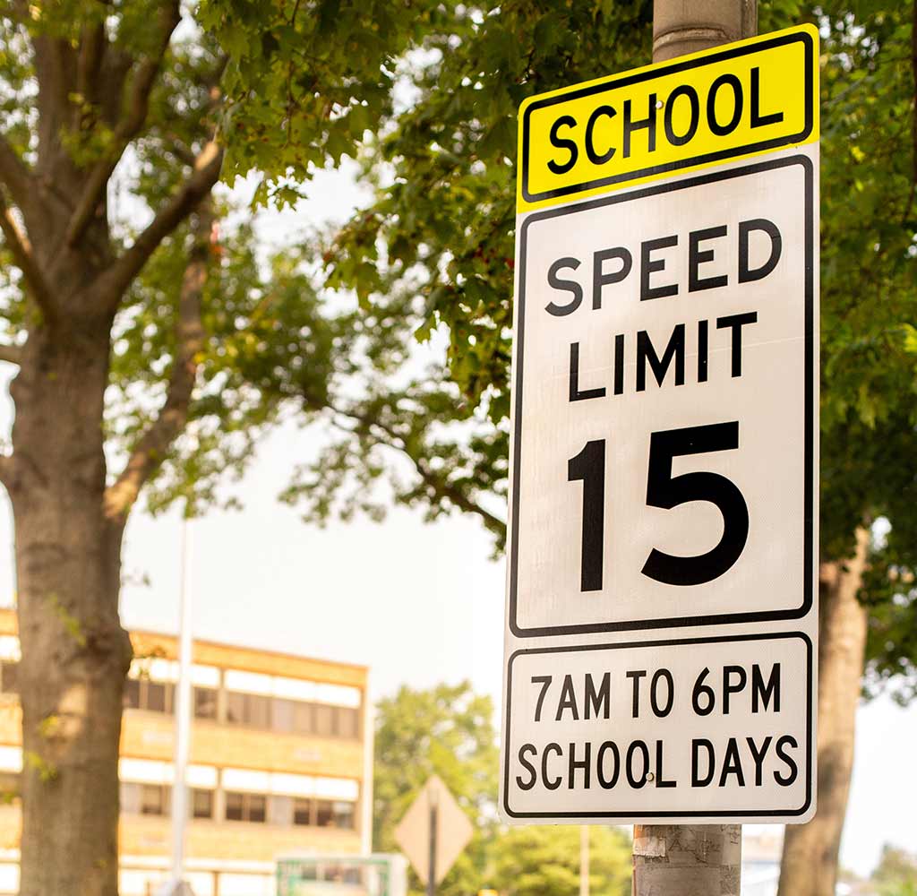 Traffic sign - speed limit